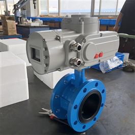 精小型软密封电动法兰铸钢蝶阀