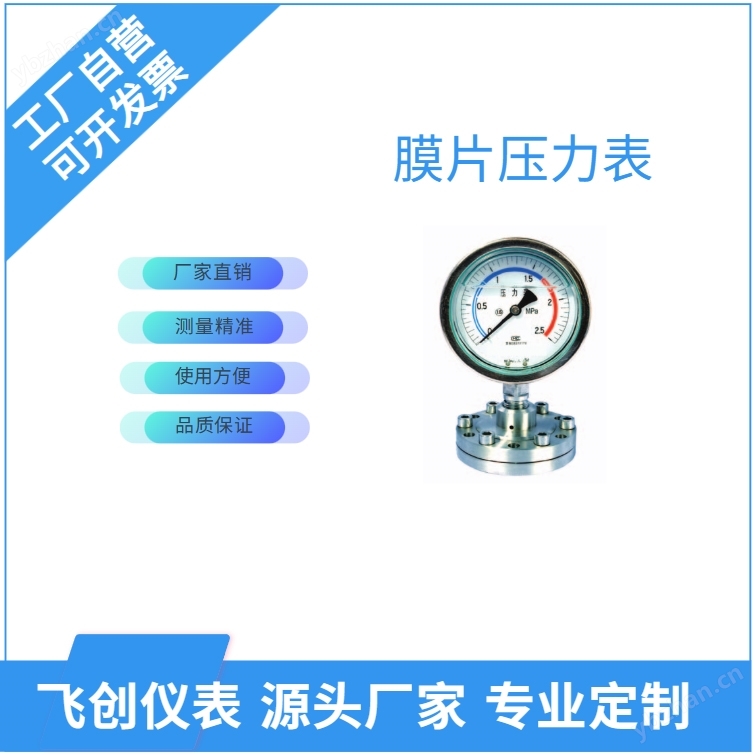 FC-YPF膜片压力表