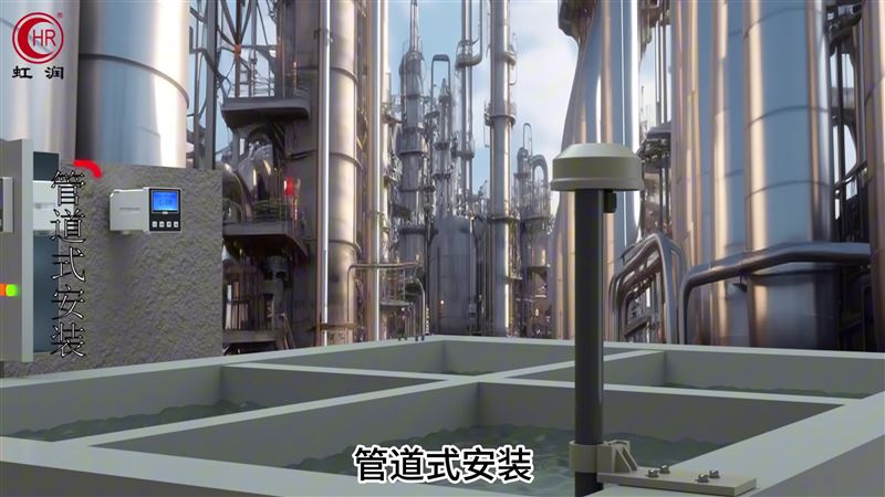 虹潤OHR-PH10系列pH酸度計現場安裝接線的操作講解