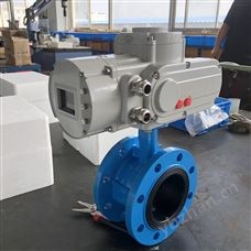 精小型软密封电动法兰铸钢蝶阀