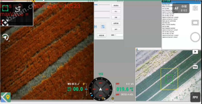 無人機載日光誘導葉綠素熒光成像系統