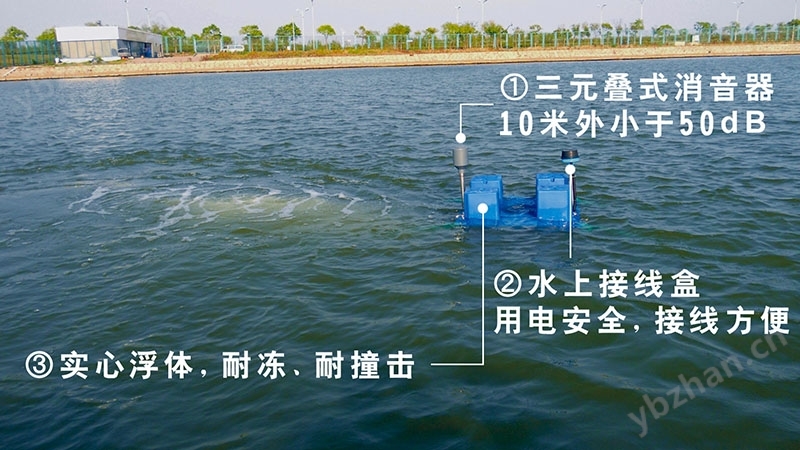 NOZZLE強力造流曝氣機河道黑臭水治理