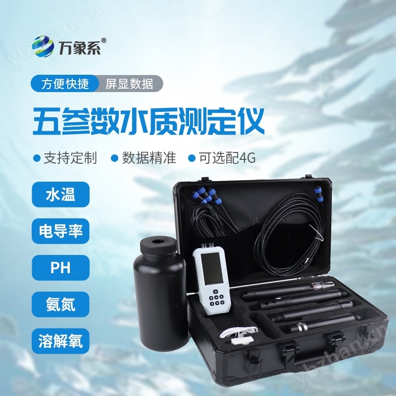 便携式五参数水质测定仪