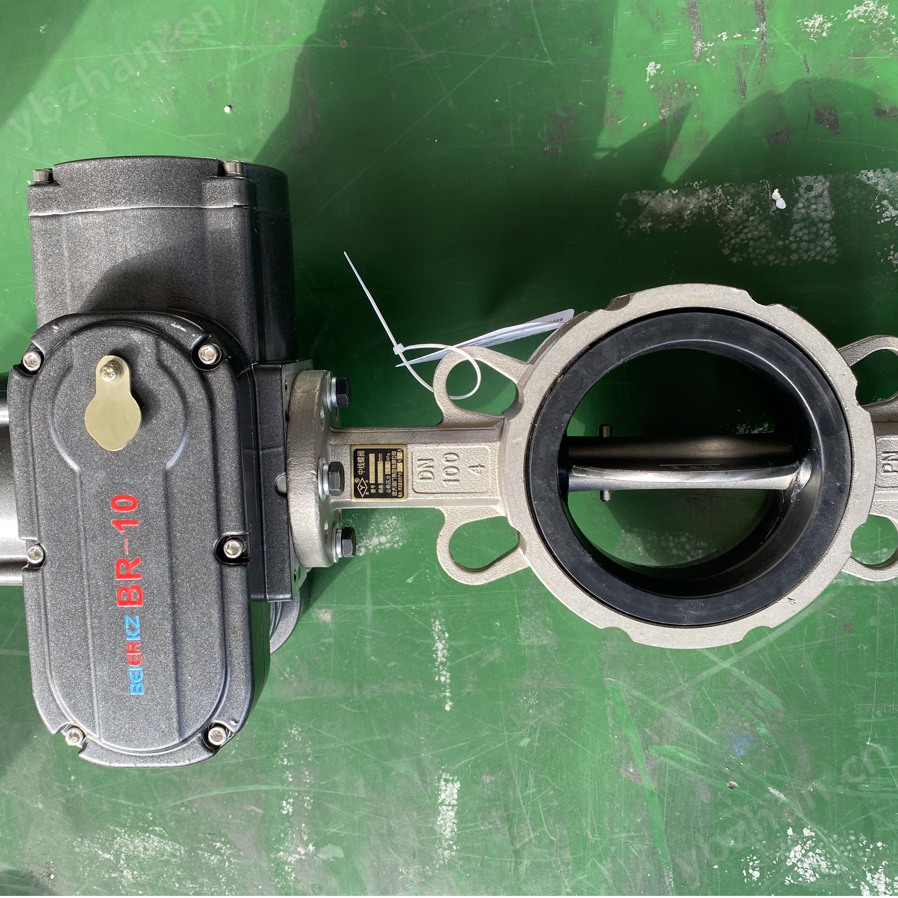 电动无源型对夹软密封蝶阀