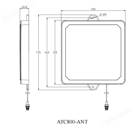 ATE800配电柜断路器触头无源无线测温传感器