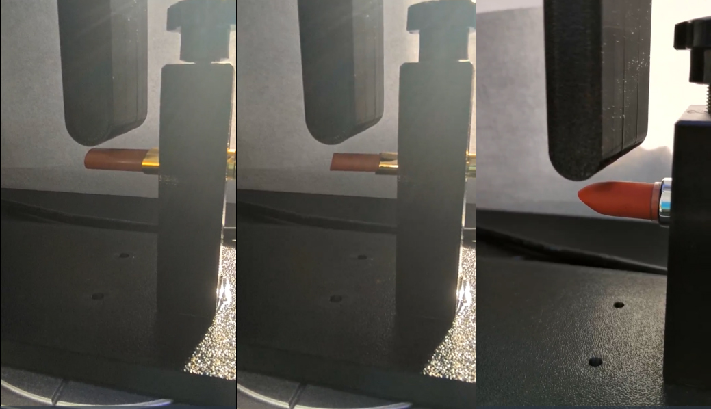 彩妝出廠必檢——質(zhì)構(gòu)儀精準完成口紅力學性能測試 霍爾德電子