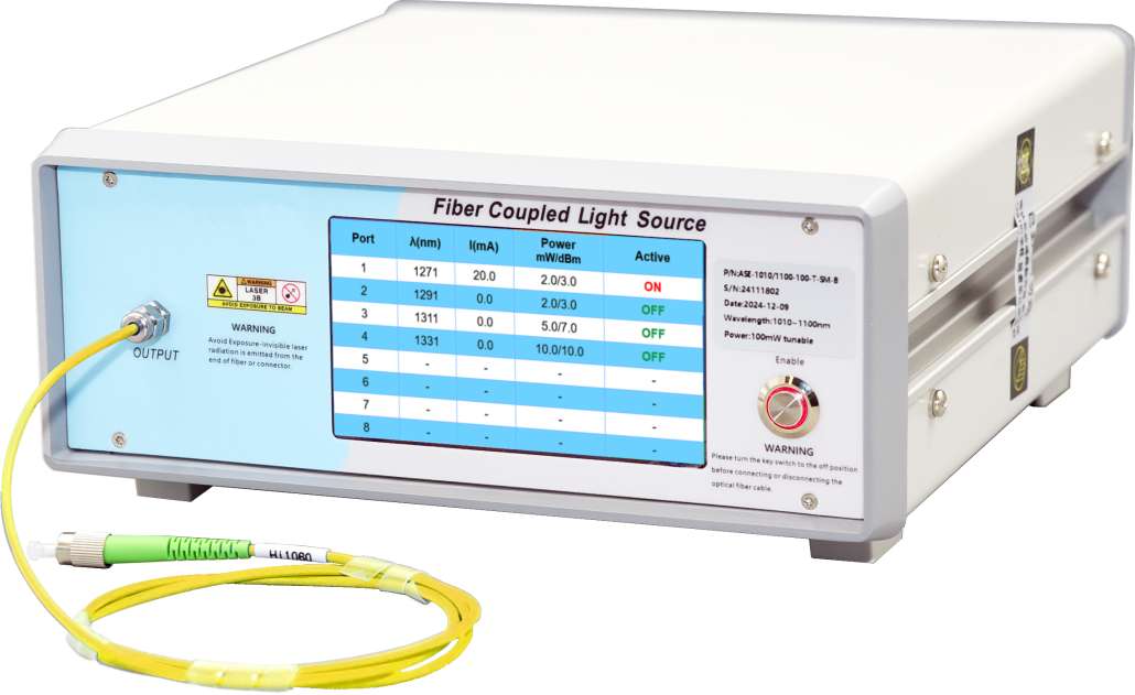 image.png 1271/1291/1311/1331nm多通道光纤光源